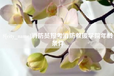 山南消防员报考消防救援学院年龄条件