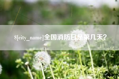 山南全国消防日是第几天？