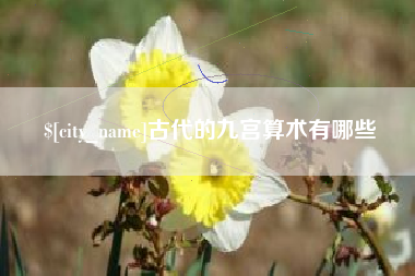 山南古代的九宫算术有哪些