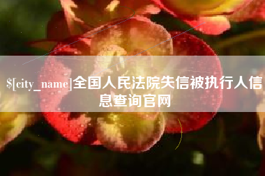 山南全国人民法院失信被执行人信息查询官网