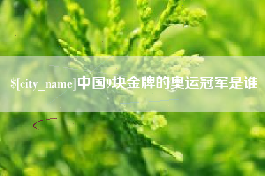 山南中国9块金牌的奥运冠军是谁