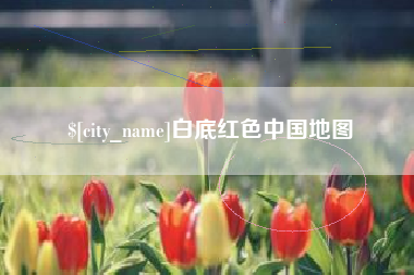 山南白底红色中国地图