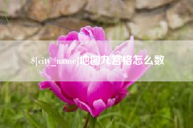 山南地图九宫格怎么数