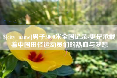 山南男子5000米全国记录-更是承载着中国田径运动员们的热血与梦想