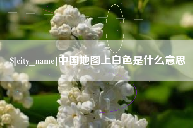 山南中国地图上白色是什么意思
