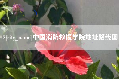 山南中国消防救援学院地址路线图