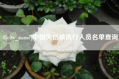 山南中国失信被执行人员名单查询