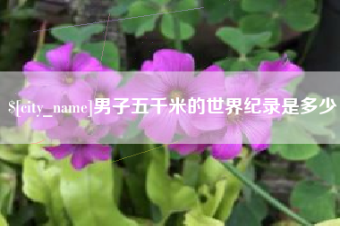 山南男子五千米的世界纪录是多少