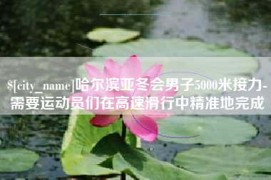 山南哈尔滨亚冬会男子5000米接力-需要运动员们在高速滑行中精准地完成