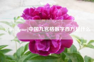 山南中国九宫格数字西方是什么