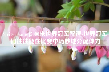 山南5000米世界冠军配速-世界冠军们往往能在比赛中巧妙地分配体力
