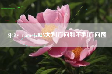 山南2025大利方向和不利方向图