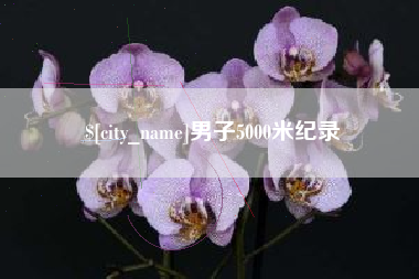山南男子5000米纪录