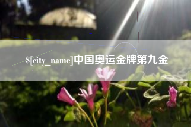 山南中国奥运金牌第九金