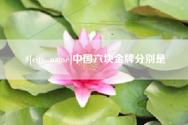 山南中国六块金牌分别是