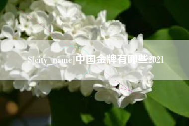 山南中国金牌有哪些2021